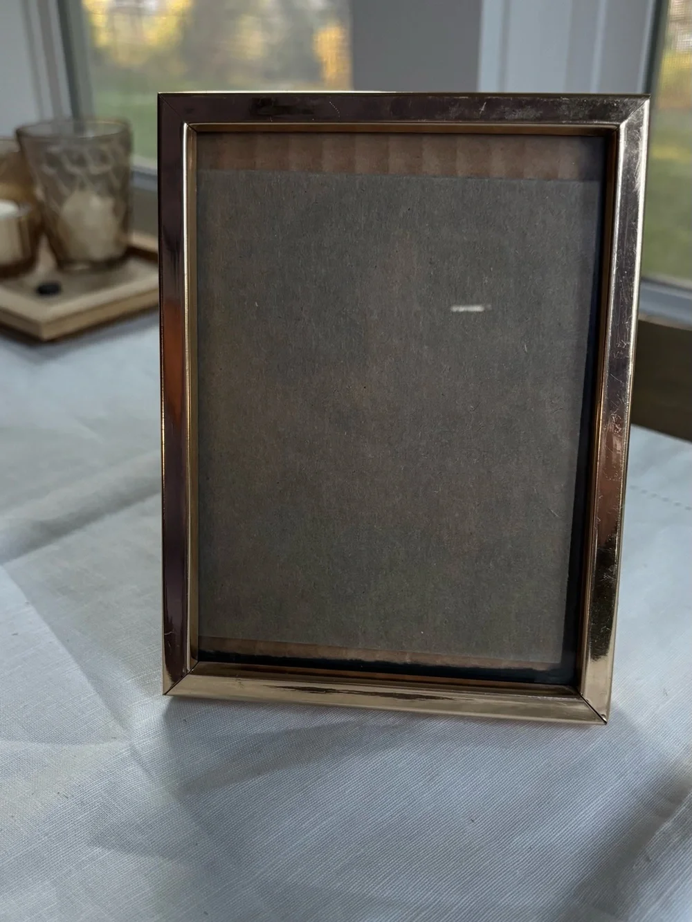 Vintage Gold Metal Photo Frame